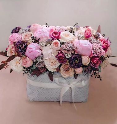 情人节花艺素材集:鲜花礼盒及花篮